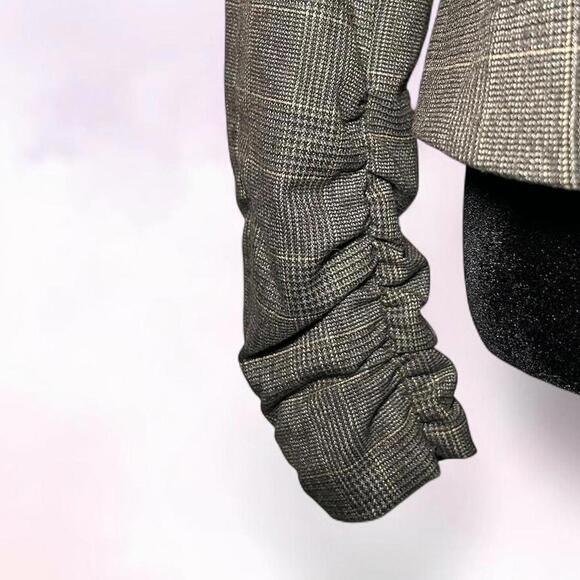 Nanette Lepore Plaid Jacket Spring Designer Chic - Picture 5 of 6